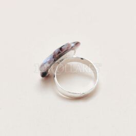 Anillo de Plata y Cristal de Murano