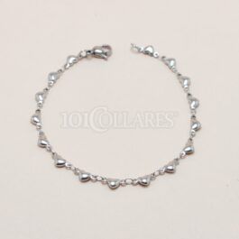 Pulsera de Acero mini Corazones