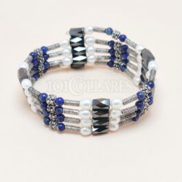 Collar/Pulsera Tupi Perlas con Lapislázuli