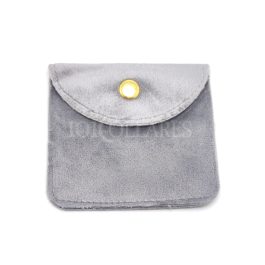 Bolsita de Terciopelo Gris – 80 x 75mm