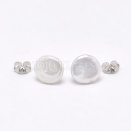 Pendientes de Perla Premium Moneda 10